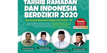Hari Ini, Satgas Covid-19 MUI dan Pemerintah Gelar Zikir Nasional