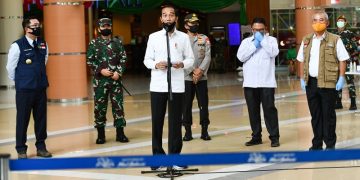 Presiden Jokowi Tinjau Kesiapan New Normal di Bekasi