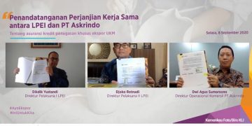 LPEI dan PT Askrindo Kerja Sama Dukung UKM