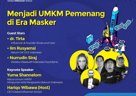 Ikuti Webinar Menjadi UMKM Pemenang di Era Masker