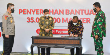 Pemerintah Berikan Bantuan 35 Juta Masker untuk Masyarakat