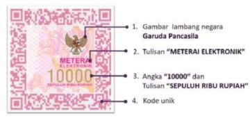 Begini Aturan dan Tampilan Meterai Elektronik