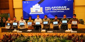 Beri Teladan, Pejabat Negara Lapor SPT Tahunan