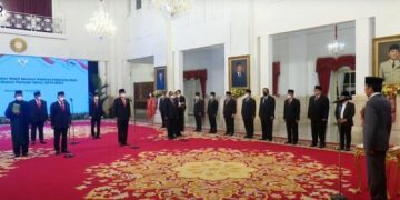 Reshuffle Kabinet, Presiden Jokowi Lantik 2 Menteri dan 3 Wamen