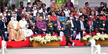 Farel Prayoga Goyang Campur Sari dalam HUT Ke-77 Kemerdekaan RI di Istana Merdeka