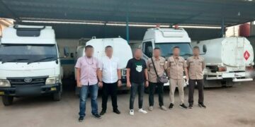 Penyidik DJP Sita 4 Truk Tangki BBM