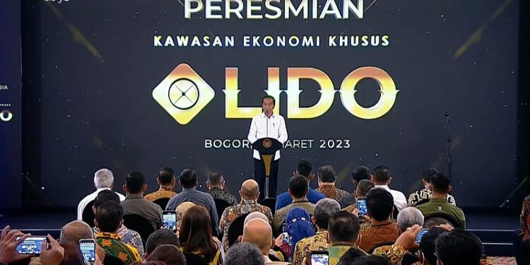 Resmikan KEK Lido, Presiden Jokowi: Pembangunan Infrastruktur Bawa Manfaat Ekonomi