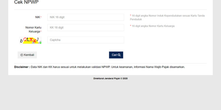 DJP: 1 NIK Hanya Bisa Didaftarkan untuk 1 NPWP