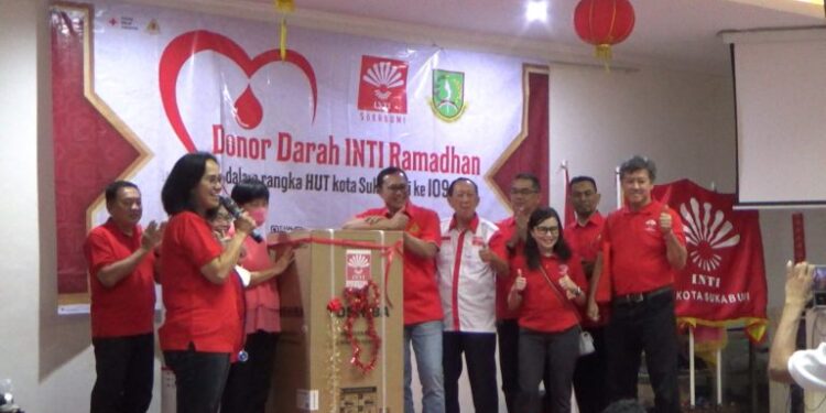 Perhimpunan INTI Kota Sukabumi Gelar Donor Darah