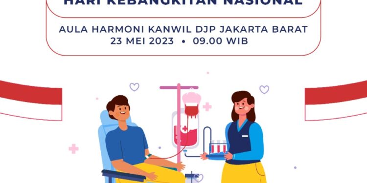 Peringati Hari Kebangkitan Nasional, Kanwil DJP Jakbar Giat Donor Darah