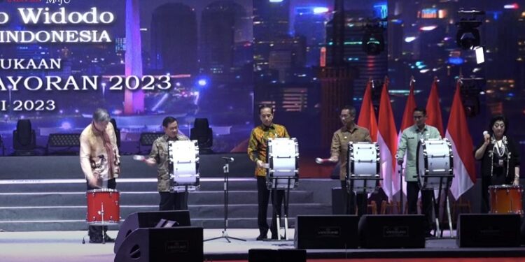 Presiden Jokowi Buka Jakarta Fair Kemayoran 2023