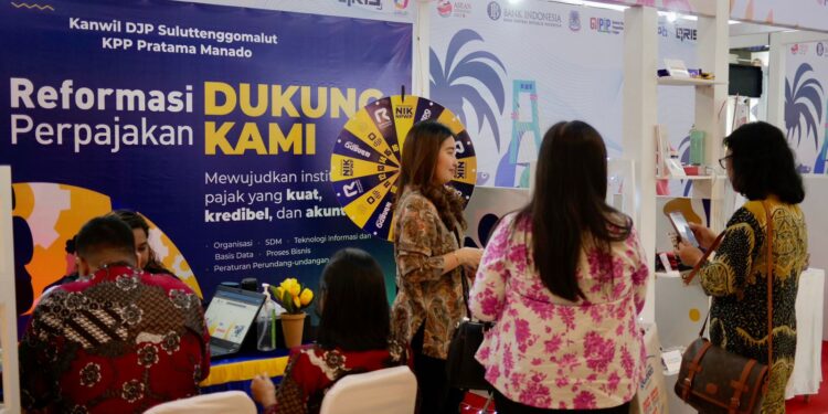 Layanan Perpajakan Meriahkan Manado Expo 2023