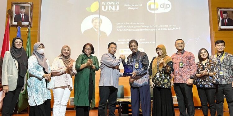 Kakanwil DJP Jaktim dan Tim Jadi Narasumber Wira Wiri UNJ