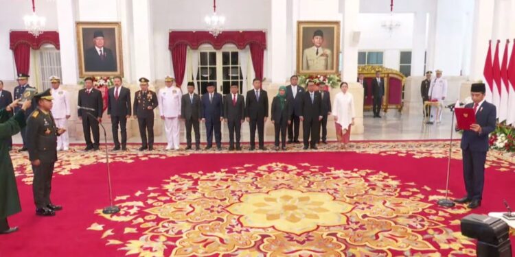 Presiden Jokowi Lantik Jenderal Agus Subiyanto Jadi Panglima TNI