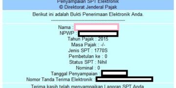 Nomor Tanda Terima Elektronik