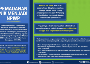 Pemadanan NIK dan NPWP Wujudkan Administrasi Perpajakan Efektif dan Efisien