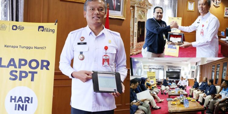 Pj Wali Kota Pariaman Laporkan SPT Tahunan Secara Online