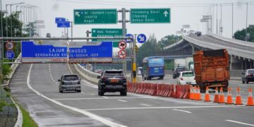 Libur Panjang, Tol Jakarta-Cikampek KM 47 Diberlakukan Contraflow