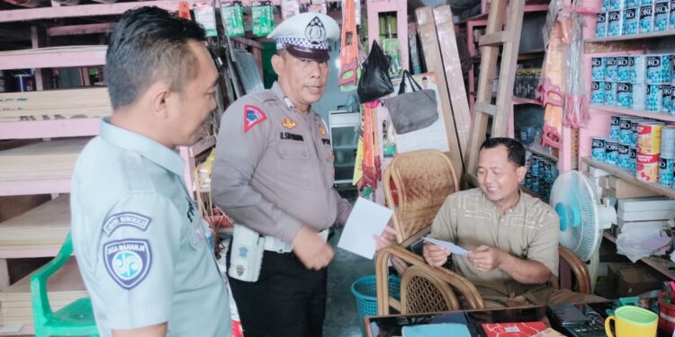 Polres Bengkulu Utara dan Jasa Raharja Sosialisasikan Patuh Pajak Kendaraan