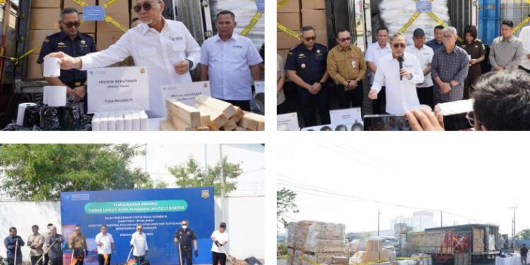 Lindungi Industri dan UMKM, Mendag Zulhas Musnahkan Produk Impor Ilegal Senilai Rp5,3 Miliar