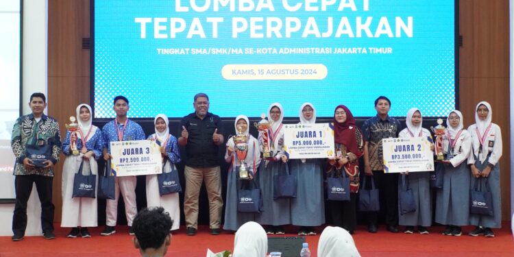 Gelar Lomba Cepat Tepat Perpajakan, Kanwil DJP Jaktim Tingkatkan Literasi Pajak Siswa SMA/SMK/MA se-Kota Jakarta Timur