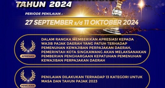 Bapenda Award 2024, Beri Apresiasi Wajib Pajak Daerah