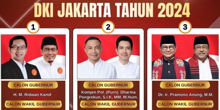 Pramono-Rano Pemenang Pilkada Jakarta, Raih 50,07% Suara