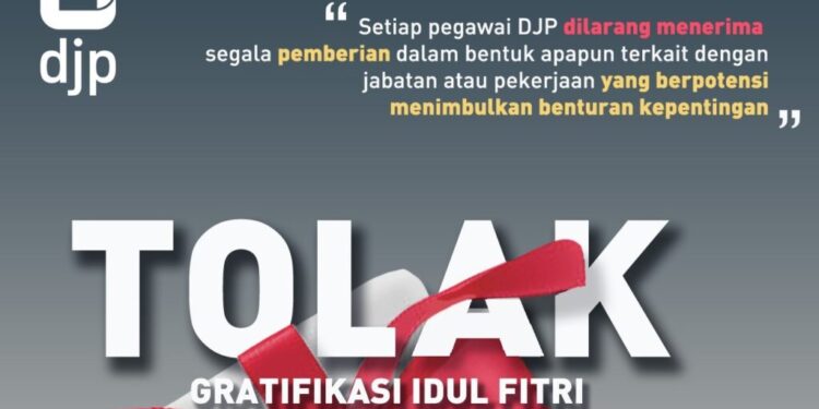 DJP Tolak Gratifikasi Hari Raya