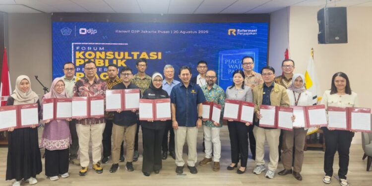 Kanwil DJP Jakarta Pusat Sampaikan Piagam Wajib Pajak dan Layanan Disabilitas