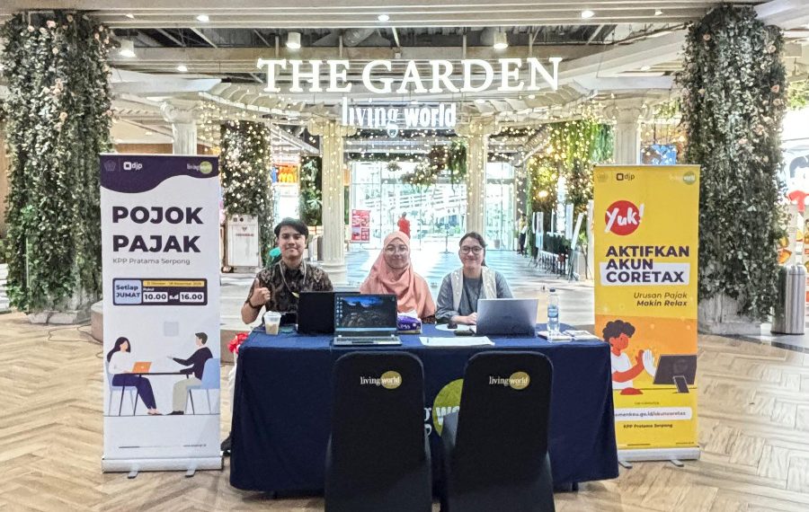 KPP Pratama Serpong Buka Pojok Pajak, Aktivasi Akun Coretax di Mal Living World