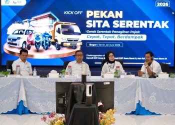 Tiga Kanwil DJP Jabar Gelar Pekan Sita Serentak 2026, Sita 288 Aset Rp54 Miliar