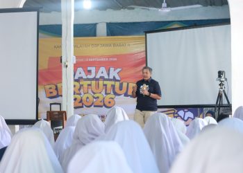 Pajak Bertutur 2026 Kanwil DJP Jawa Barat II, Kenalkan Peran Pajak Pada 100 Siswa MTs Miftahul Huda