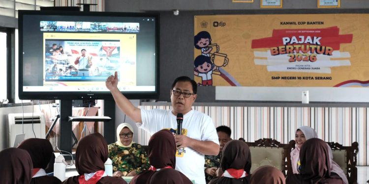 Menuju Generasi Juara, DJP Banten Gelar Pajak Bertutur 2026 Jenjang SMP
