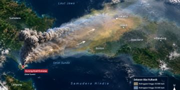 Abu Vulkanik Anak Krakatau Sampai Jakarta-Depok, Warga Agar Pakai Masker