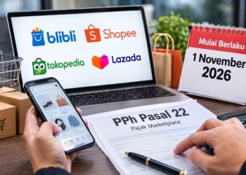 Pemerintah Siapkan Pajak Marketplace, Berlaku Mulai 1 November 2026